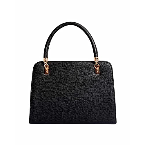Lino Perros Avril Crush Black Satchel Bag - Image 5
