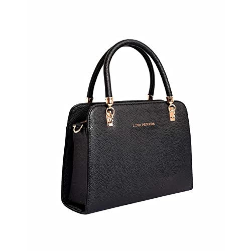 Lino Perros Avril Crush Black Satchel Bag - Image 2
