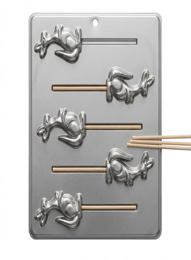 Lollipops Kangaroo Lollipop Chocolate Candy Mold 252, 5 Cavities, Each Piece Approximately 1.8" x 3" - Image 4