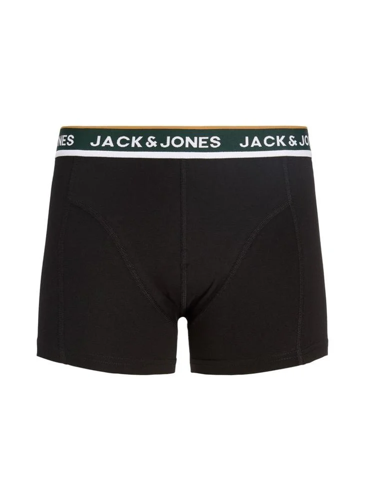 JACK & JONES  3 Pack Logo Band Trunks for Men | Best Price UAE