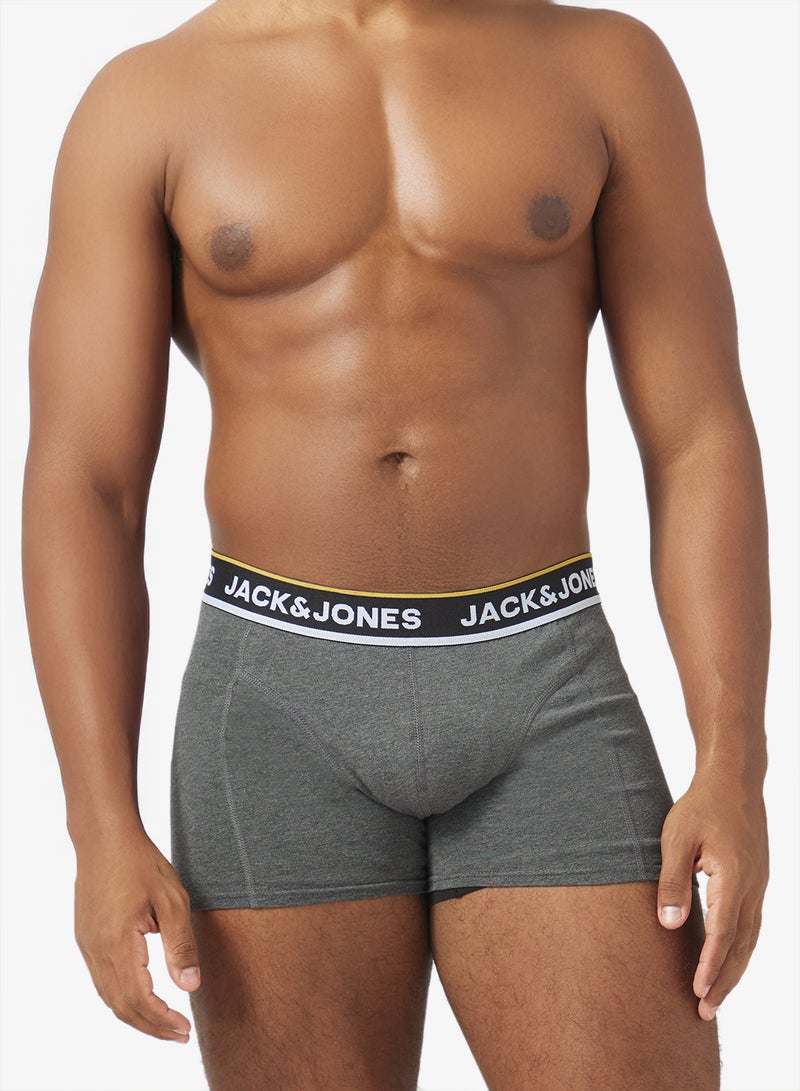 JACK & JONES 3 Pack Logo Band Trunks - Image 3