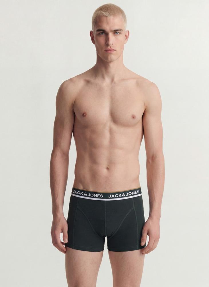 JACK & JONES 3 Pack Logo Band Trunks - Image 2