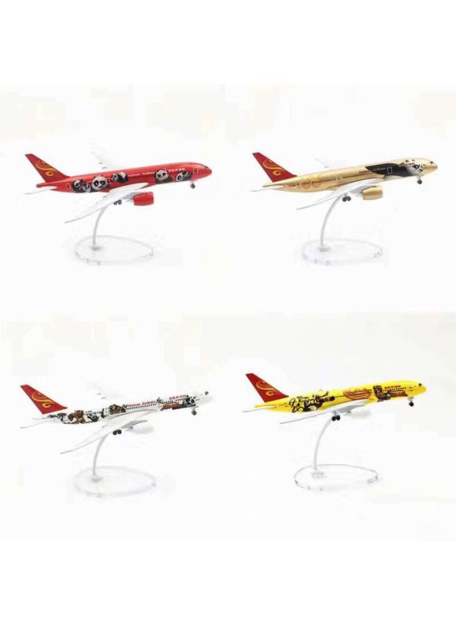 1:400 Civil Aviation Aircraft Model Alloy International Airbus Model Simulation Office Aircraft Model Ornaments-Color:Alitalia Boeing Boeing 777  - Image 5