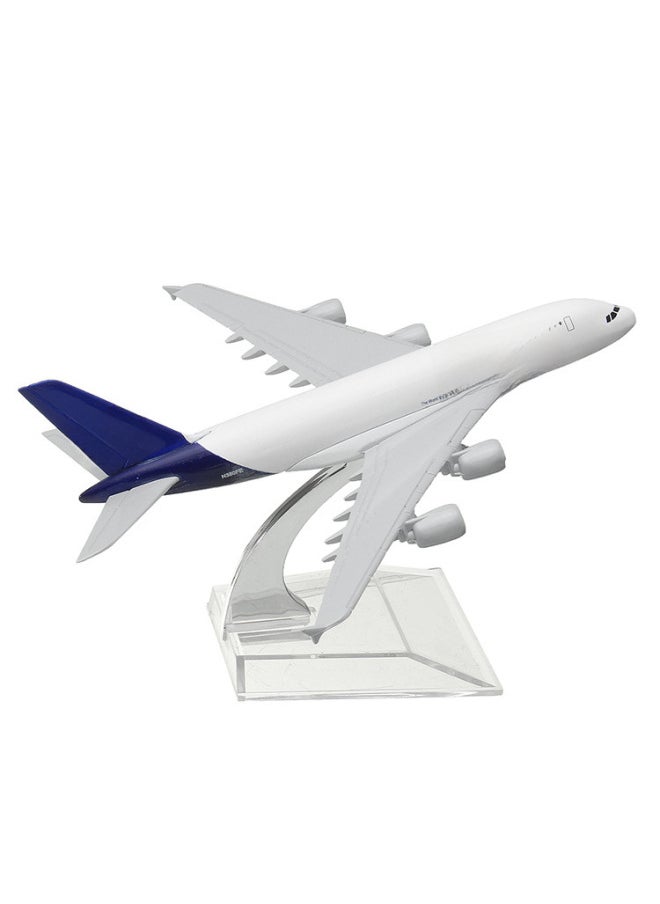1:400 Civil Aviation Aircraft Model Alloy International Airbus Model Simulation Office Aircraft Model Ornaments-Color:Alitalia Boeing Boeing 777  - Image 3