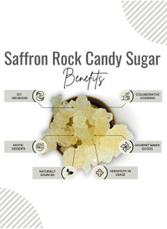 Awafi Mill Premium Saffron Rock Candy Exquisite Flavor and Elegance  - Image 2