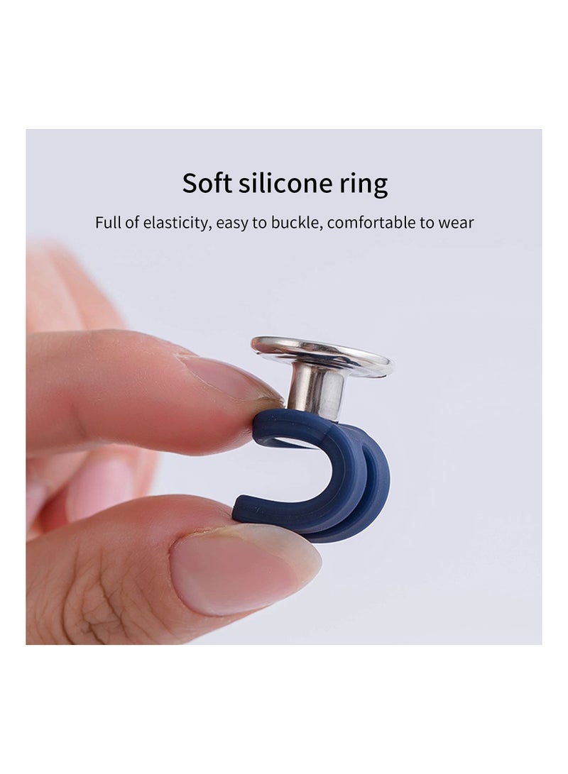 KASTWAVE Pants Extender Button, 5 Styles Waistband Extender Buttons for Men and Women, No Sew Instant Extend Buttons - Image 4