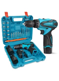 Generic Cordless Drill Driver Set | Brushless Motor Electric Screwdriver | 2 Batteries & Box | Lithium Screwdriver Repair Tool Kit for DIY, Home, & Professional Use  - Image 1