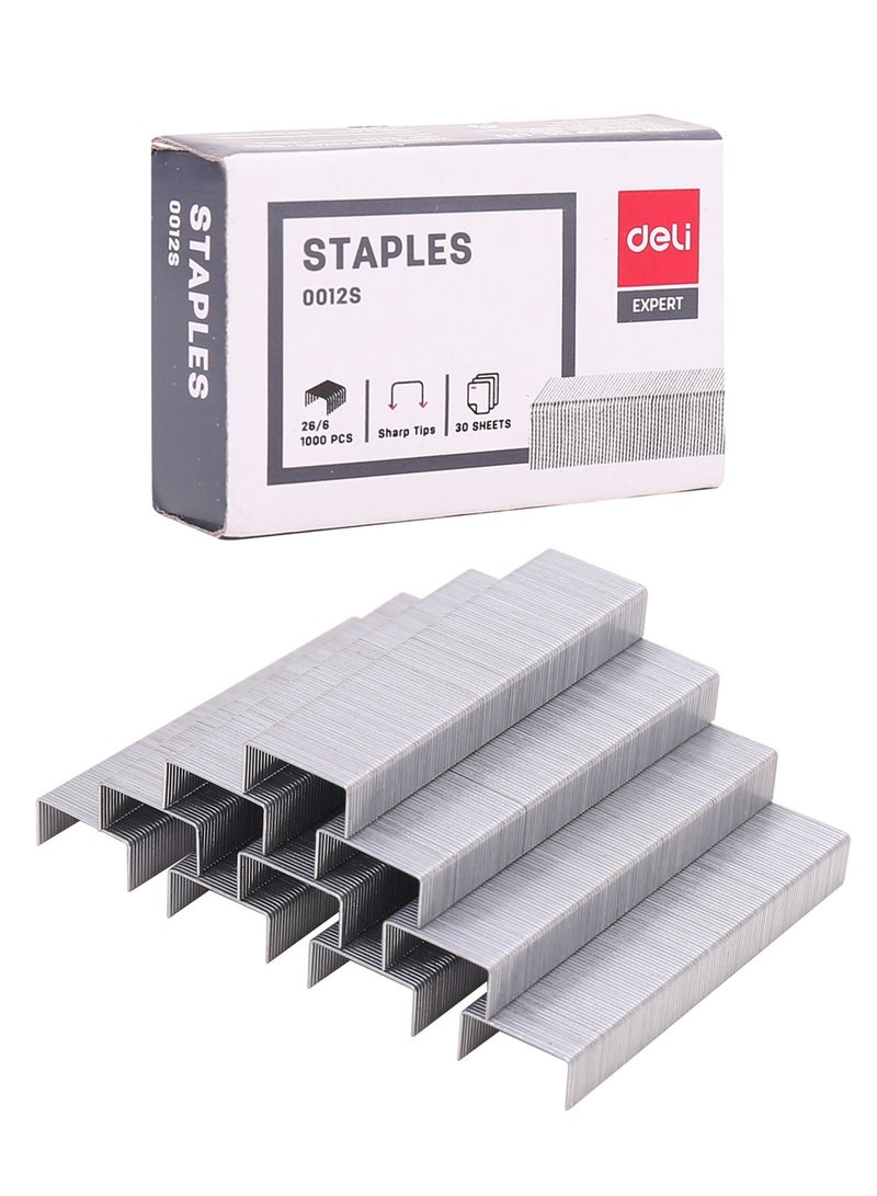 Deli 20-Pack Staple Wire 26/6 Size For Normal Desktop Staplers - Image 2