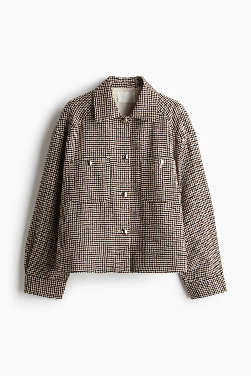 اتش اند ام جاكيت بقصّة فضفاضة