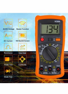 Y&D Digital Multimeter, Multimeter with AC DC Voltmeter & Ohm Volt Amp Tester, Multifunction Battery Pocket Meter Backlight Tests Wire, Voltage Tester Measure Current Resistance  - Image 4