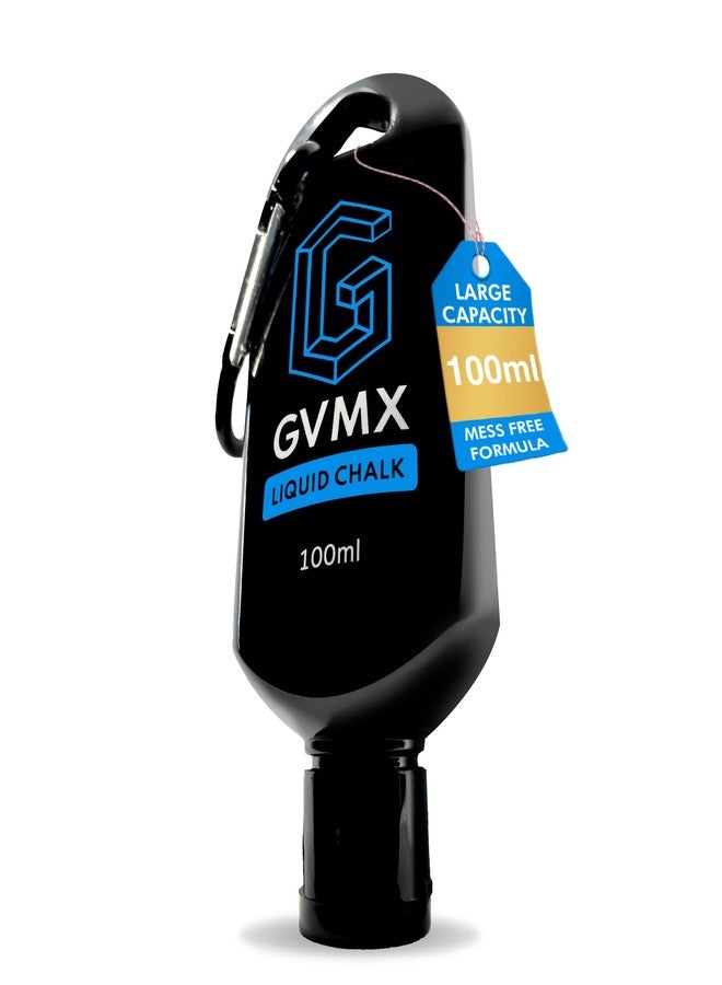 GVMX 100ML Large Capacity Superior Grip Premium Liquid Chalk. Long Lasting Mess-Free Gym Chalk for Weightlifting, Gymnastics, Climbing. Fast Drying Refillable Gym Accessories. (100ML - 1 Pack) - Image 1