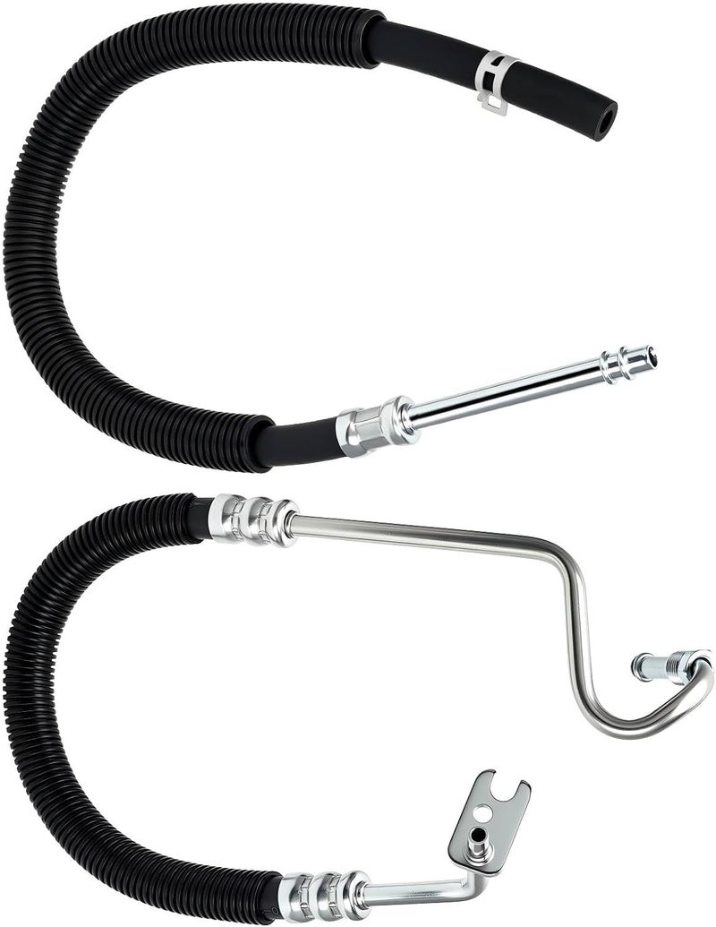 C-Tzu 2pcs Power Steering Hose Pressure Line for Chevy Silverado, GMC Sierra, Cadillac Escalade - Image 1