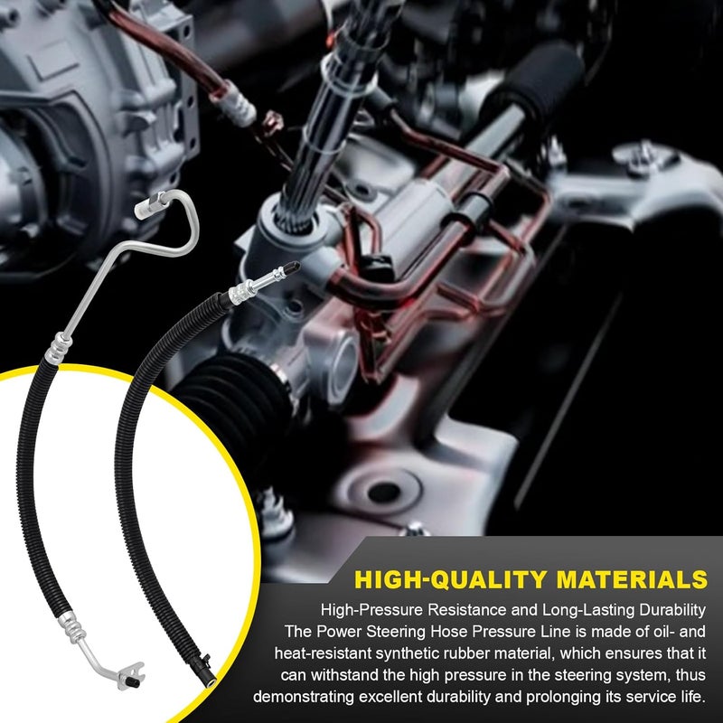 C-Tzu 2pcs Power Steering Hose Pressure Line for Chevy Silverado, GMC Sierra, Cadillac Escalade - Image 5