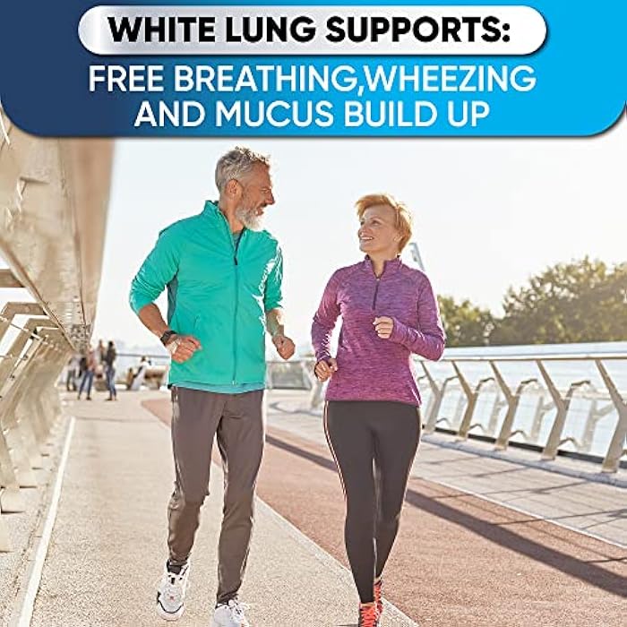 NutraPro White Lung by NutraPro - Lung Cleanse And Detox.Support Lung Health. Supports Respiratory Health. 60 Capsule - Made in GMP Certified Facility. - Image 3
