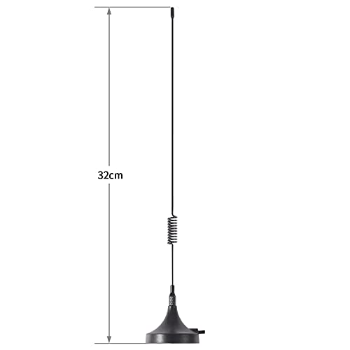 ACEIRMC 2pcs Universal Car Stereo Antenna - FM AM Radio Antenna with Magnetic Base for Vehicle, Truck, SUV, RV, Marine, Boat, Stereo Audio Radio Head Unit - Image 2