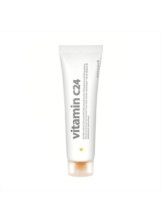 Indeed - LABS c24 Vitamin Cream Combined Serum & Moisturizer with Ascorbic and Hyaluronic Acid to Repair and Restore Skin, 30 ml - Image 1