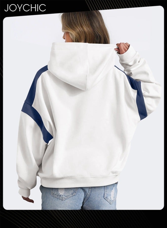 Joychic Trendy Autumn and Winter Women Long Sleeve Warm Windproof Pullover Hoodie - Image 3