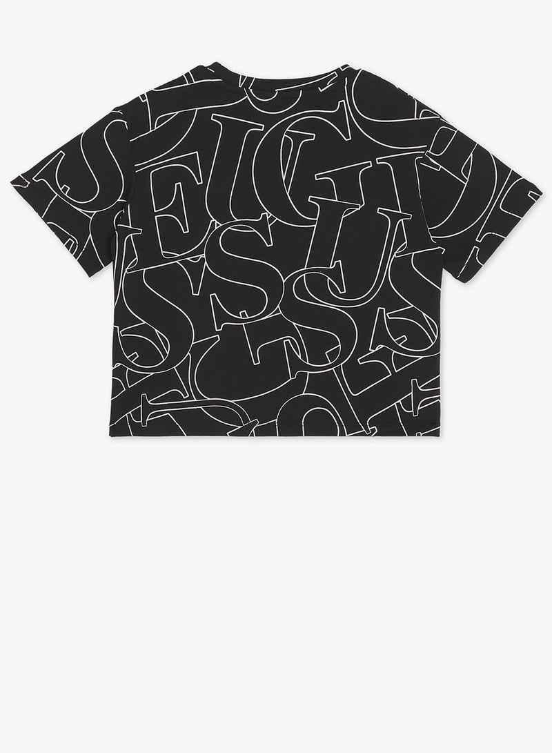GUESS Kids Midi Short Sleeve T-Shirt - Image 2