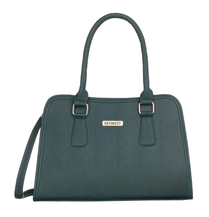 Keywest Women's Valentino Satchel Tote Handbag for Women | Ladies purse | Stylish Shoulder Bag | Gift For Woman | Green - Image 1