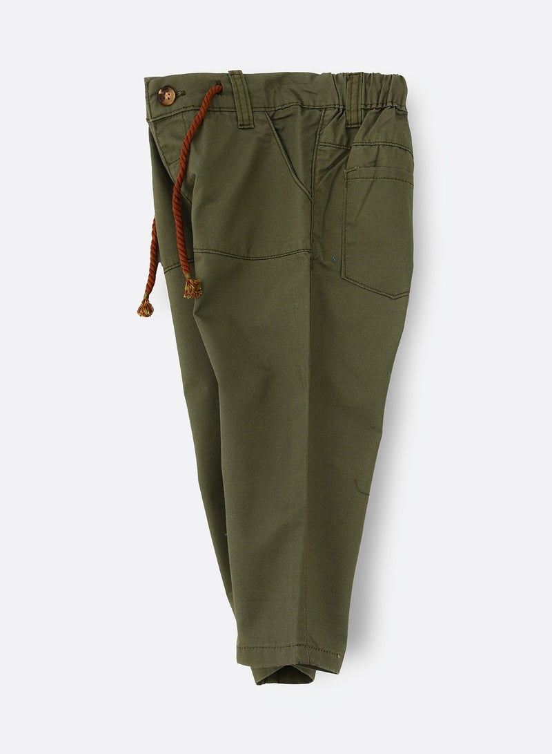 JAM Woven Pant With Drawcord At Waist - Image 3