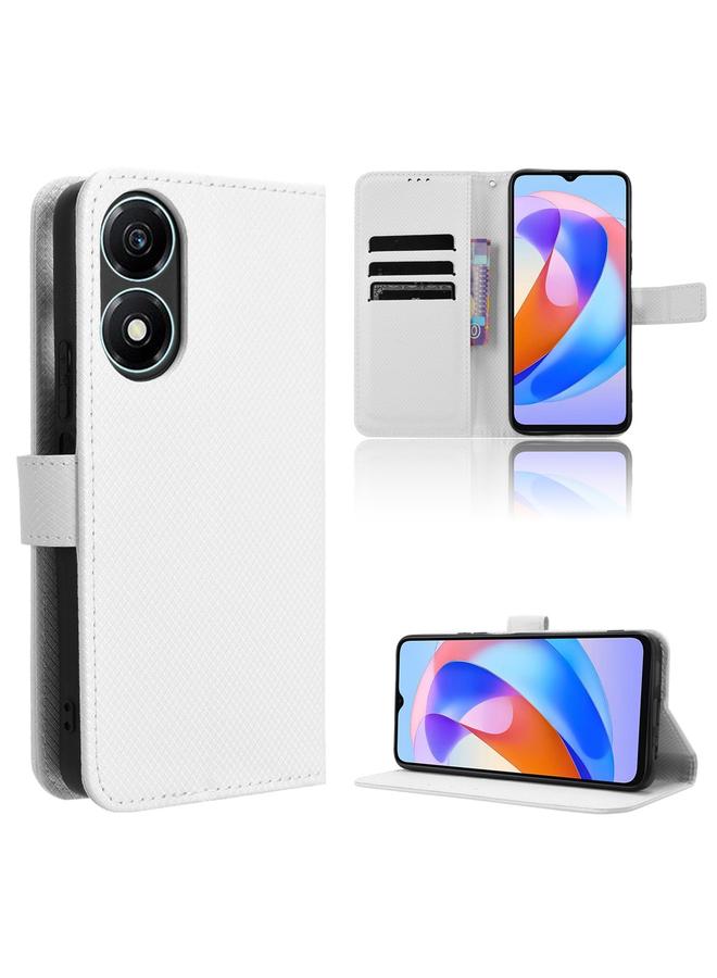 اس-توب جراب هاتف Honor X5 Plus مصنوع من الجلد بنقشة ماسية - Image 1