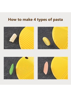 CMGTYYD 2Pcs Pasta Board 5.91 In Mess-Free Quick Easy Multifunctional Kitchen Pasta Making Tools For Gnocchi,Pasta Maker  - Image 2