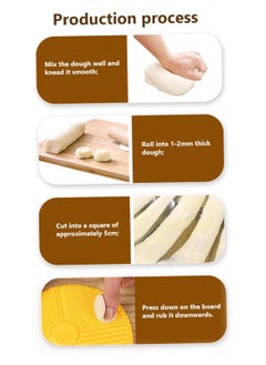 CMGTYYD 2Pcs Pasta Board 5.91 In Mess-Free Quick Easy Multifunctional Kitchen Pasta Making Tools For Gnocchi,Pasta Maker  - Image 4