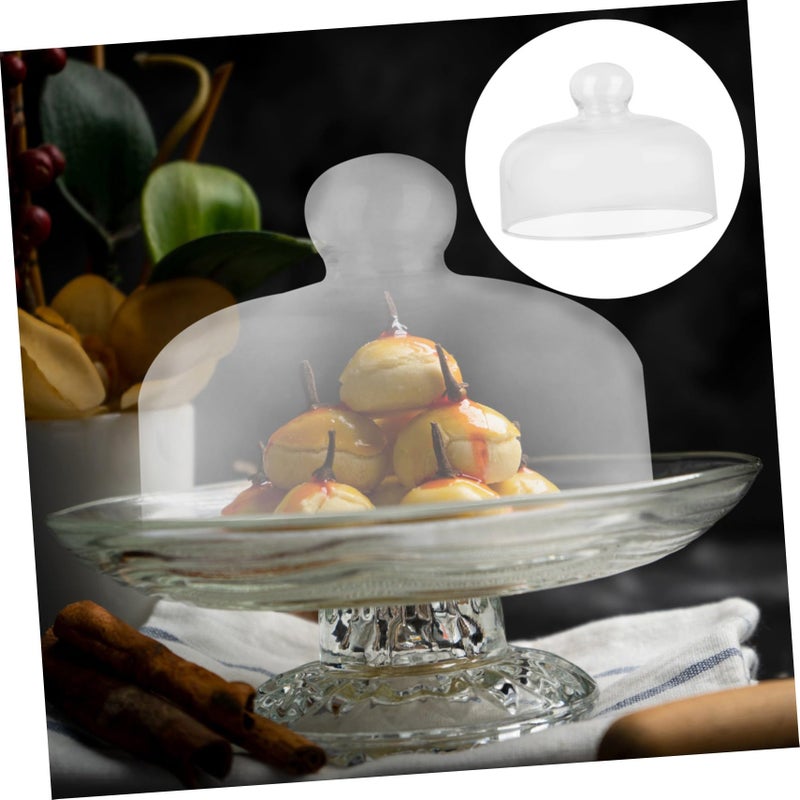 Glass Microwave Food Cover Dome With Serving Tray Cake Pan Lid - Image 5
