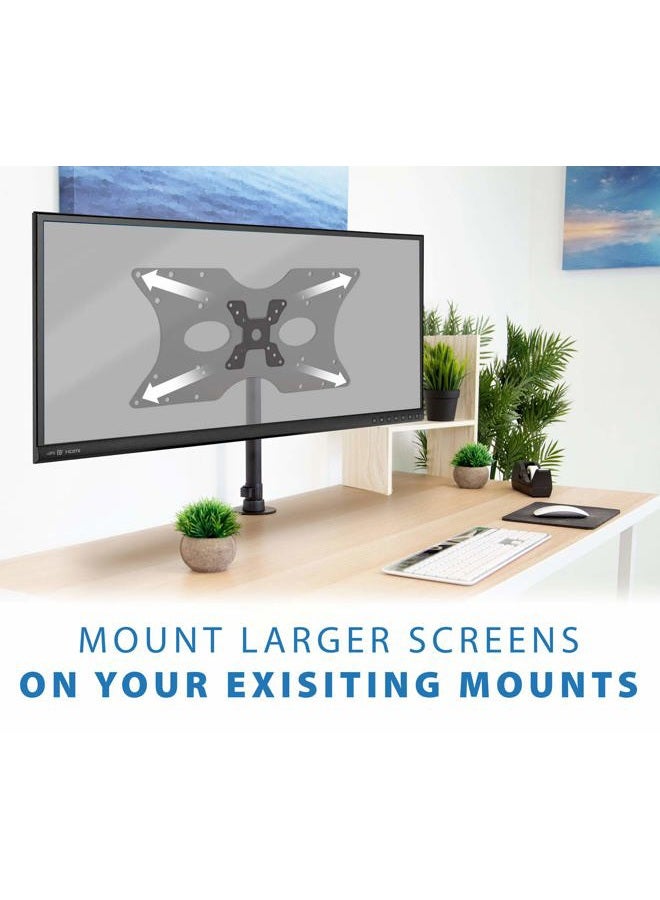 Mount-It! VESA Adapter Plate – TV & Monitor Mount Extender, Converts 50x50, 75x75, 100x100, 200x100, 200x200 to Larger VESA Patterns Up to 400x200mm – Fits 32”-55” Screens, Hardware Kit Included - Image 3