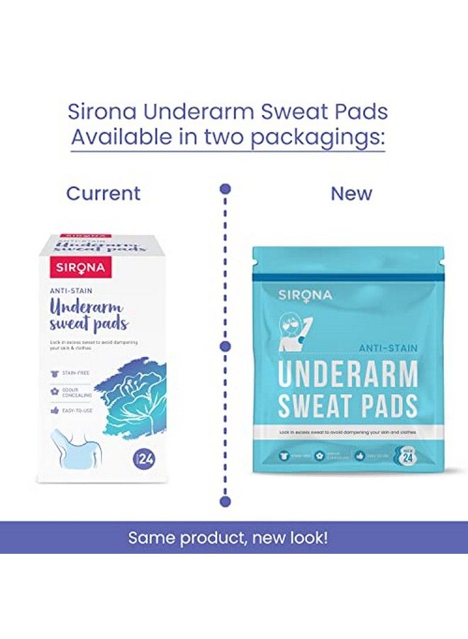 Sirona Disposable Underarm Sweat Pads For Men And Women 24 Pads ; Peeloff ; Prevents Stains Absorbs Sweat & Unpleasant Odour - Image 3