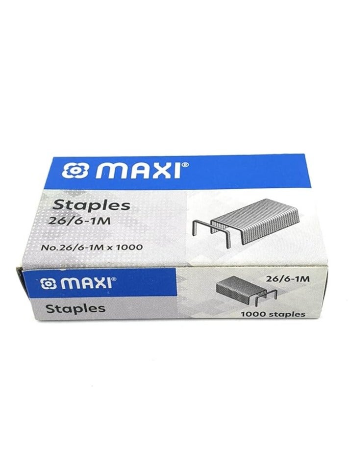 Maxi MAXI 26/6-1M STAPLE PINS 20 Boxes Of 1000 Staples - Image 3