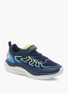 Kappa Boys' Printed Sports Shoes With Hook And Loop Closure  - Image 2