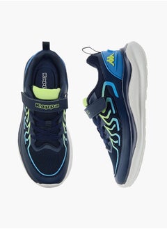 Kappa Boys' Printed Sports Shoes With Hook And Loop Closure  - Image 1