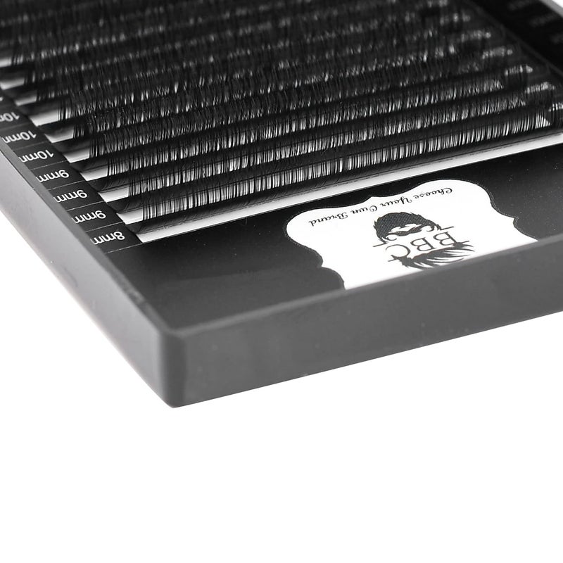BBC Volume Ccurl005mm Thikness815mm Mix Length Eyelash Extensions 20 Rows Tray Black SemiPermanent Eyelashes Extensions - Image 2