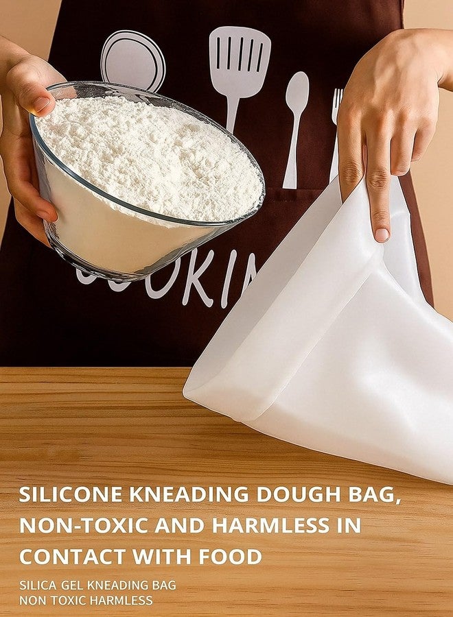 Nuvex Silicone Atta Kneading Dough Maker Bag, Reusable Food-Grade Silicone Kneading & Mixing Bag for Bread, Pizza, Pastry, Roti & Tortilla, Non-Toxic Multipurpose Dough Mixer & Food Storage Bag - Image 2