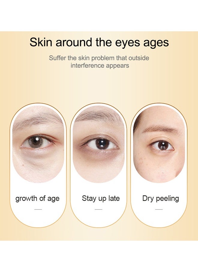 SADOER - Snail Essence Moisturize Eye Cream 20G, Anti Aging, Exquisitely Repair Skin, Moisturize, Fade Eye Lines, Dark Circles And Black Spots, Shrink Pores And Tighten Skin, Moisturizing Eye Serum, Eye Care - Image 1