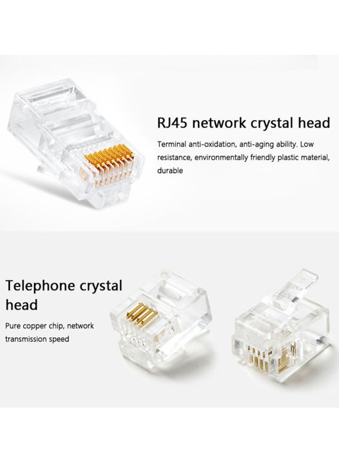 Network Repairing Plier Tool Kit Yellow/Black/Silver 48x30x26mm - Image 4