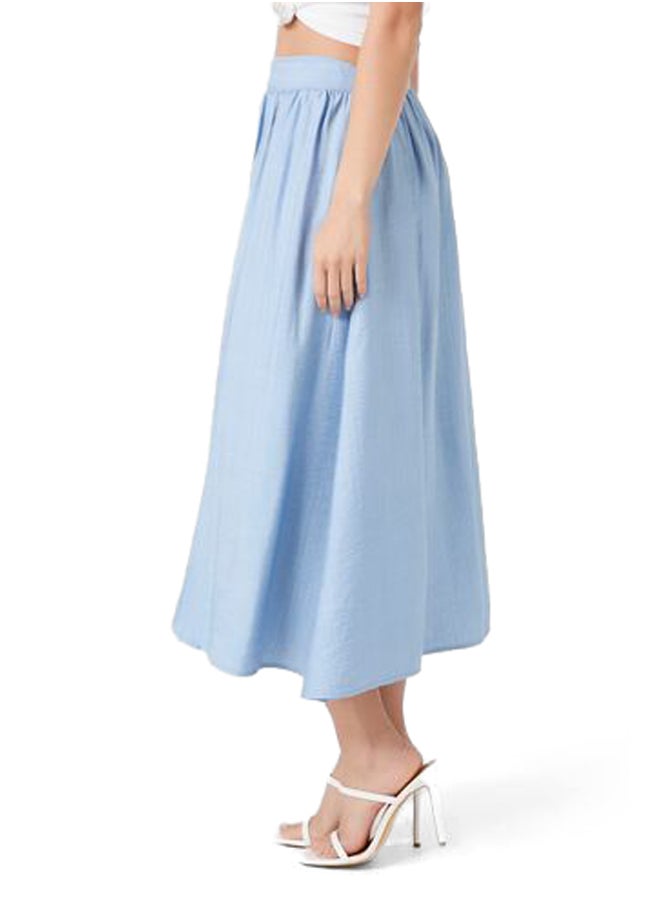 FOREVER 21 - Tie-Front Midi Skirt - Image 1