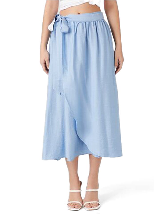 FOREVER 21 - Tie-Front Midi Skirt - Image 1
