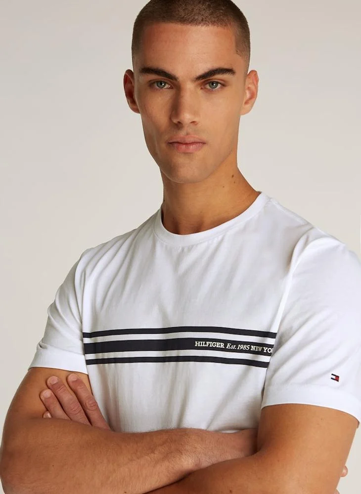 TOMMY HILFIGER Stripe Crew Neck T-Shirt