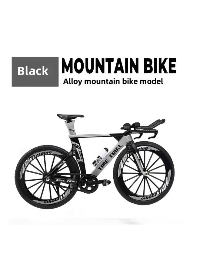 Generic Special 1:10 Alloy Bicycle Model Simulation Station Wagon Mini Stunt Car Ornaments Collection Toys-Color:No. 4 Bent Handlebar Racing Red [e-commerce Box] 20*6*14  - Image 3