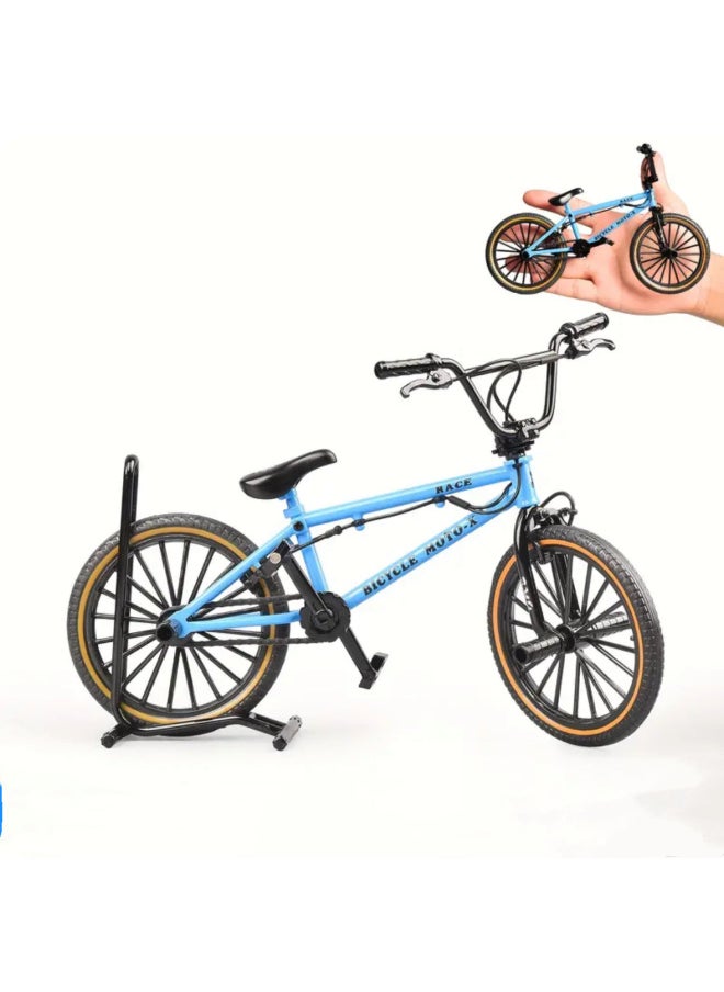 Generic Special 1:10 Alloy Bicycle Model Simulation Station Wagon Mini Stunt Car Ornaments Collection Toys-Color:No. 4 Bent Handlebar Racing Red [e-commerce Box] 20*6*14  - Image 2