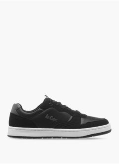 Lee Cooper Men's Perforated Sneakers with Lace-Up Closure  - Image 3