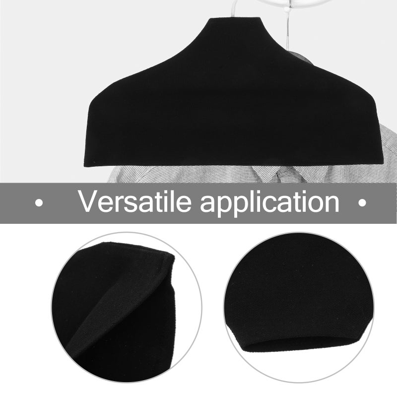 3pcs Non- Linen Cloth Hanger Covers Breathable Cotton Fabric Clothes Hanger Cloth Cover for Wardrobe Organization - Image 2