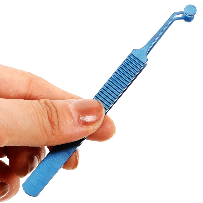 Stainless Steel Eyelid Tweezer and Meibomian Gland Expressor for Eye Massage Dry Eye Treatment - Image 5