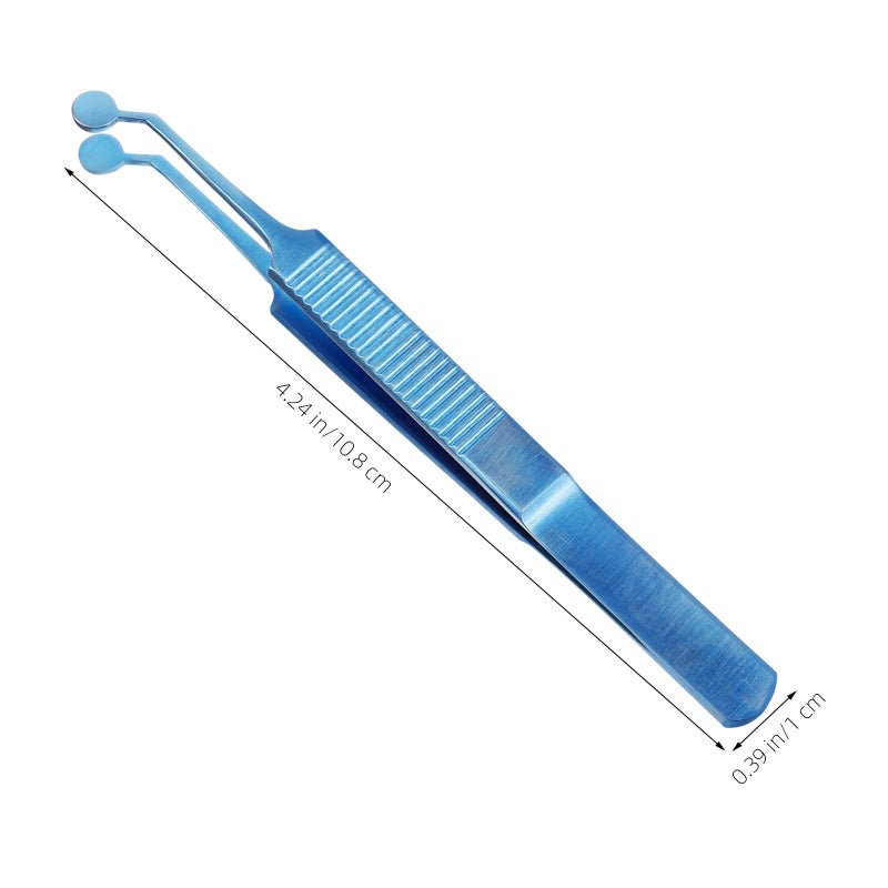 Stainless Steel Eyelid Tweezer and Meibomian Gland Expressor for Eye Massage Dry Eye Treatment - Image 3