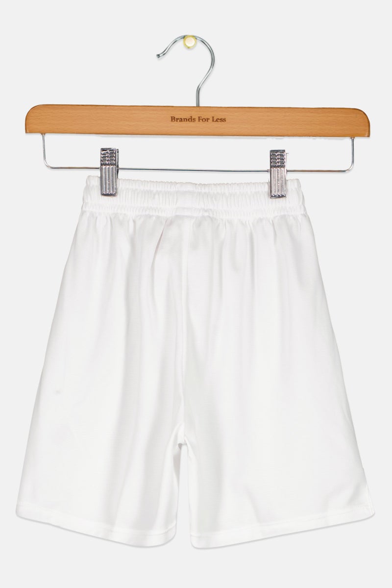 PUMA Kids Boy Sportswear Fit Training Shorts, White - Image 2