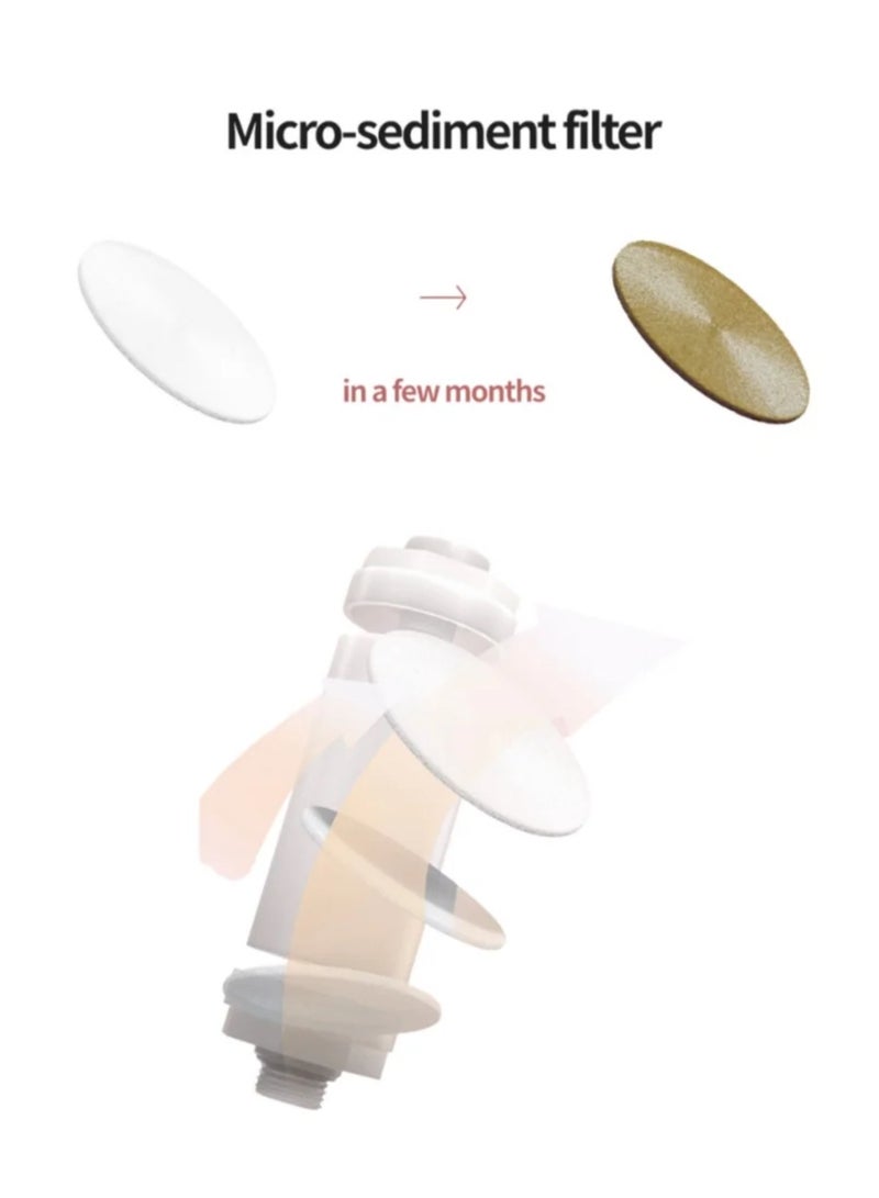 فلتر الاستحمام الكوري نيمو بالفيتامينات [الجيل الثاني المتميز] نيمو لإزالة الكلور والصدأ وتحسين نعومة الشعر والبشرة - Image 4