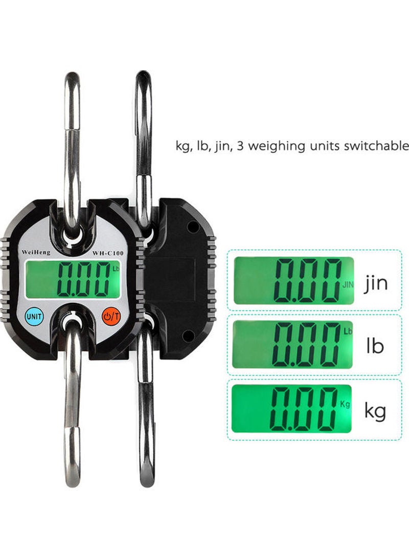 Y&D Electronic Digital Hook Hanging Scale Black 18cm - Image 2