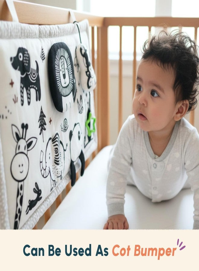 Curious Cub High Contrast Sensory Cloth Mat for Babies & Infants | Play Mat for Babies 0 to 12 Months | Playing Mat for Kids | Baby Mats for Floor | Playmate for Baby - Image 5